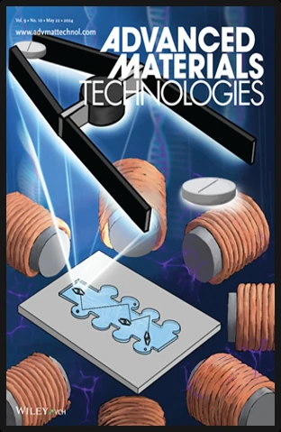 Advanced Materials Technologies May 2024 inside back cover for control of multiple microrobots