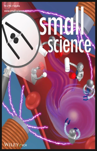 Small Science 2025 inside back cover for in-liquid magnetic micromanipulation